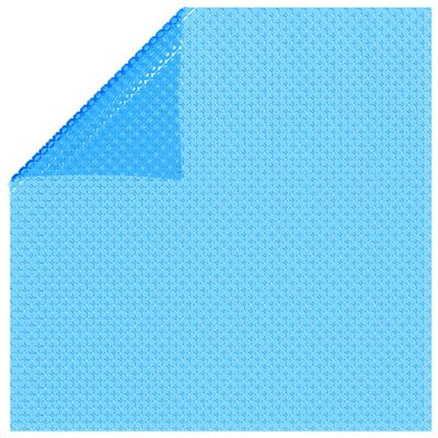 vidaXL Pokrywa na basen, niebieska, 488 x 244 cm, PE