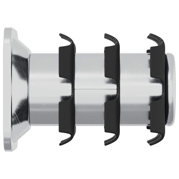 vidaXL Wkład Rurki Gwintowanej 2 pcs Czarny i Srebrny