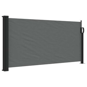 vidaXL Markiza boczna rozkładana antracytowa 100x500 cm
