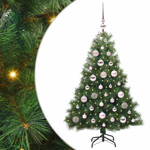 vidaXL Sztuczna choinka z 150 diodami LED Zielony 120 cm PE i PVC