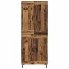 vidaXL Highboard 2 pcs Stare drewno Materiał drewnopochodny