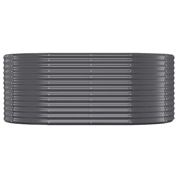 vidaXL Podwyższona donica, stal ocynkowana 175x100x68 cm