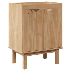vidaXL Szafka pod umywalkę OTTA, 59x40x80 cm, lite drewno sosnowe