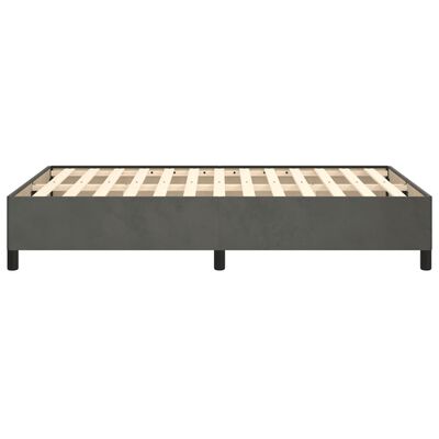 vidaXL Rama łóżka, ciemnozielona, 120x190 cm, aksamitna