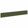vidaXL Krawężnik do trawnika 30 pcs 100 x 15 cm Stal Oliwkowy zielony