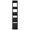vidaXL Regał na książki/przegroda, czarny, 100x30x160 cm