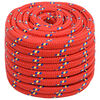 vidaXL Wielofunkcyjna lina gospodarcza 20 mm 50 m czerwony PP