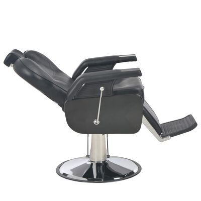 vidaXL Fotel barberski, czarny, 72x68x98 cm, sztuczna skóra