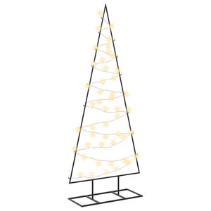 vidaXL Metalowa choinka ze stojakiem KUOPIO 125 cm Ciepła biel Stal