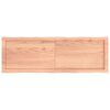 vidaXL Blat jasnobrązowy 120x40x(2-6) cm drewno z naturalną krawędzią