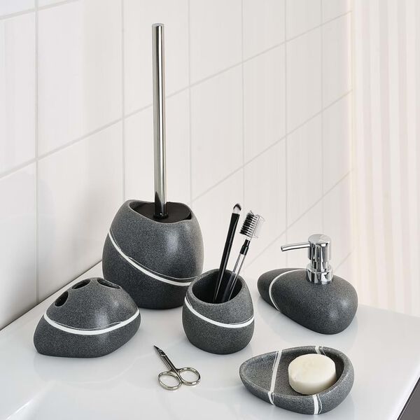 RIDDER Dozownik mydła Little Rock, szary