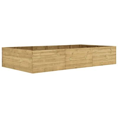 vidaXL Podwyższona donica, 300x150x54 cm, impregnowane drewno sosnowe