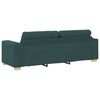 vidaXL Sofa 2 pcs Zielony Tkanina lniana