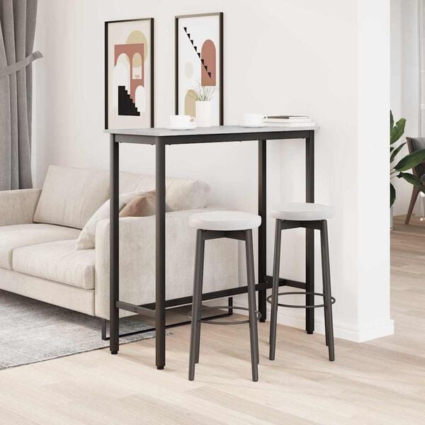 vidaXL st&oacute;ł Szary Sonoma 100 x 40 x 100,5 cm