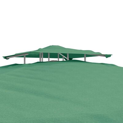 vidaXL Altana ogrodowa, zielona, 3x3x2,68 m, tkanina