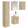 vidaXL Zestaw Szafek Łazienkowych 5 pcs dąb Sonoma 43 x 16 x 62,5 cm