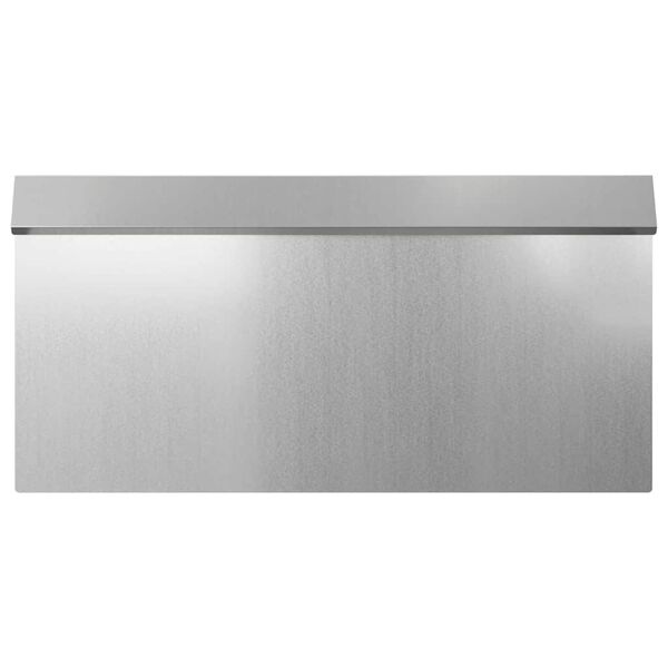 vidaXL Ogrodzenie ślimakowe 4 pcs Srebrny 50 x 3,5 x 25 cm