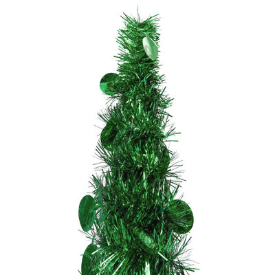 vidaXL Składana, sztuczna choinka, zielona, 120 cm, PET