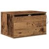 vidaXL Ścienny stolik nocny 2 pcs Stare drewno Materiał drewnopochodny