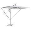 vidaXL Parasol plażowy Ze LED Lights piaskowy 294 x 200 x 270 cm