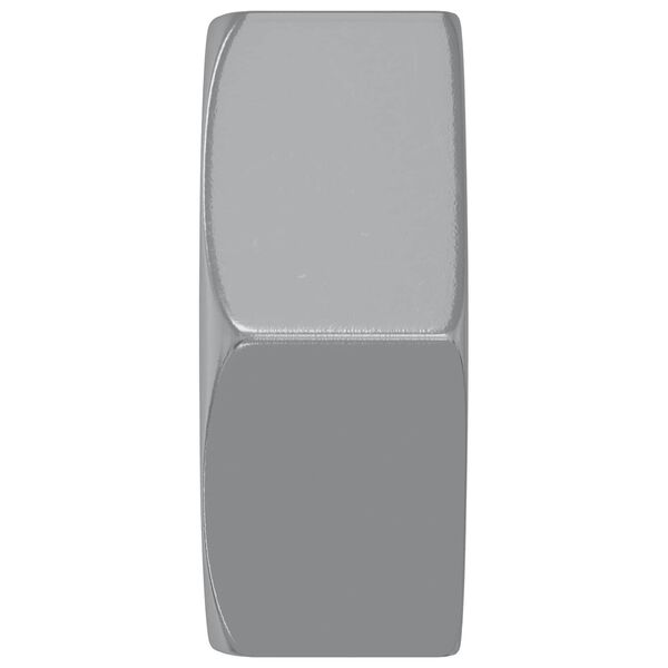 vidaXL Nakrętka sześcienna 12 pcs Srebrny M6 Metal