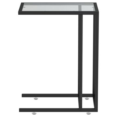 vidaXL Komputerowy stolik boczny, czarny, 50x35x65 cm