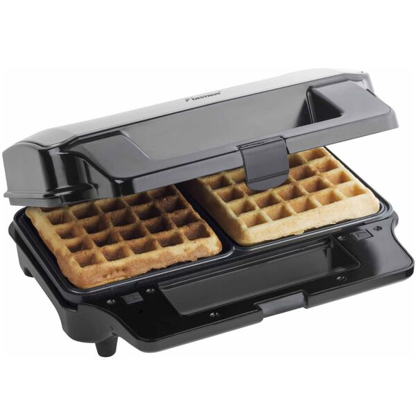 Bestron Grill kontaktowy 3-w-1, 900 W, czarny, stal nierdzewna