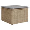 vidaXL Zestaw Sof na Ogr&oacute;d z poduszką 6 pcs Beżowy Rattan poli