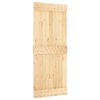 vidaXL Drzwi przesuwne NARVIK 85 x 210 cm (213,5 cm)