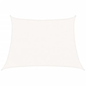 vidaXL Żagiel przeciwsłoneczny, 160 g/m&sup2;, biały, 4/5x3 m, HDPE