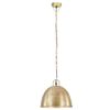 vidaXL Industrialna lampa wisząca, 25 W, mosiężna, okrągła, 31 cm, E27