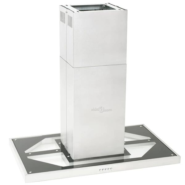 vidaXL Okap kuchenny LED, stal nierdzewna, 90 cm, 756 m&sup3;/h