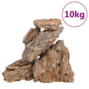 vidaXL Kamienie dragon stone, 10 kg, r&oacute;żne kolory, 10-30 cm