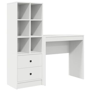vidaXL Biurko Biały 125,5 x 40 x 127 cm 2 szt.