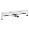 vidaXL Odpływ prysznicowy montowany na ścianie Srebrny 70 cm