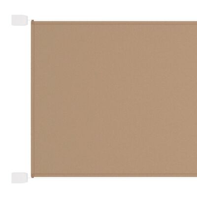 vidaXL Markiza pionowa, kolor taupe, 100x1000 cm, tkanina Oxford