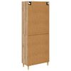 vidaXL Highboard Dąb rzemieślniczy 69,5 x 34 x 180 cm