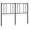 vidaXL Metalowe wymienne wezgłowie, czarne, 140 cm