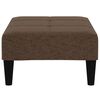 vidaXL Podn&oacute;żek, brązowy, tapicerowany mikrofibrą
