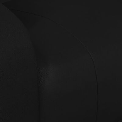 vidaXL Fotel ułatwiający wstawanie, czarny, sztuczna skóra