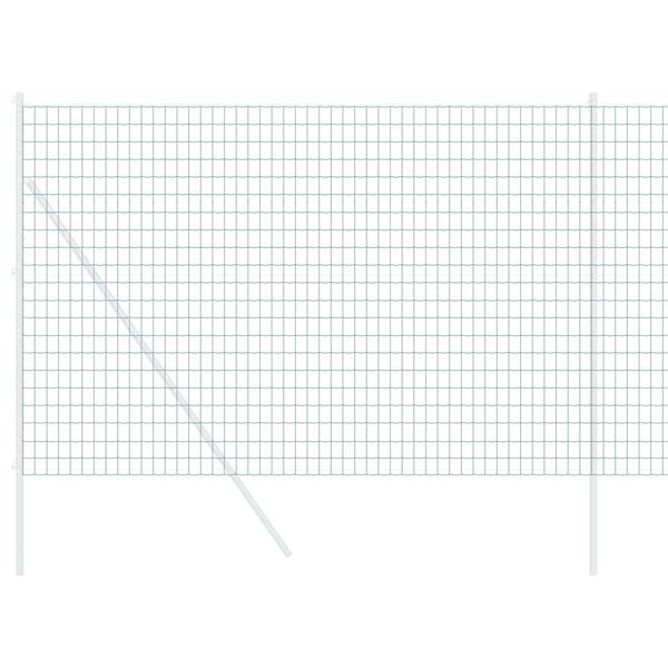 vidaXL Ogrodzenie Euro Zielony 1,6 x 10 m Żelazo pokryte PVC