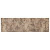 vidaXL Dywan kuchenny Brązowy beton 150 x 45 cm 100% poliamid