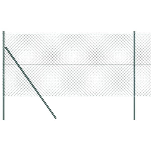 vidaXL Słupek ogrodzeniowy. Zielony 25 x 1 m (siatka 40 x 40 mm)