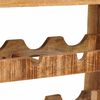 vidaXL Regał na wino Brązowy 100 x 45 x 33 cm Lite Surowe Drewno Mango