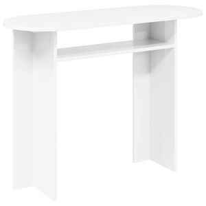 vidaXL Konsola Biały 100 x 39,5 x 75 cm Drewno inżynieryjne