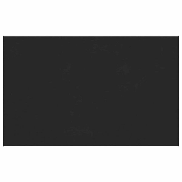 vidaXL Parapet okienny Czarny z drewnianym wykończeniem PVC