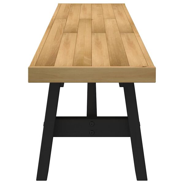 vidaXL Ławka jadalna, NOAIN, 180x40x45 cm, lite drewno sosnowe