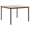 vidaXL St&oacute;ł jadalny Naturalny 110 x 110 x 75 cm Lite drewno sosnowe