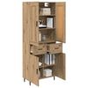 vidaXL Highboard 2 pcs Dąb rzemieślniczy Materiał drewnopochodny