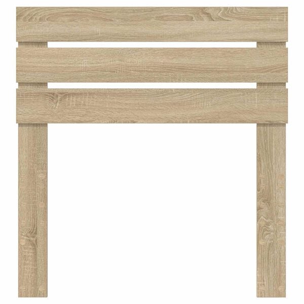 vidaXL Zagł&oacute;wek Dąb Sonoma 75 cm Materiał drewnopochodny